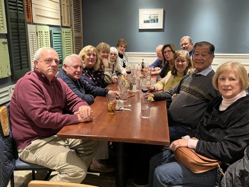 January 16 - Diners supporting the SCVV through the Dine and Donate event